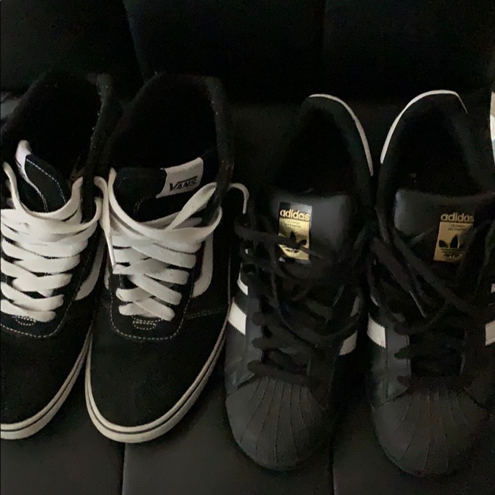 Adidas and vans size 8.5